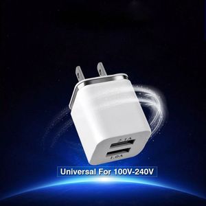 Chargeur double USB QC3.0 à charge rapide 5V/2A, chargeur mural portable pour téléphones universels - Product Image 4