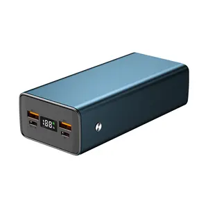 2024 New Trending 30000mAh 2 USB Ports Powerbank 30000 Mah High Capacity Big Battery Pack Power Bank