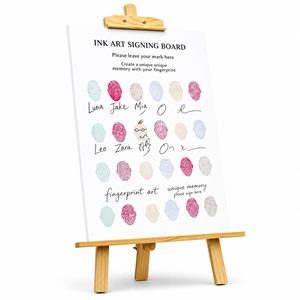 Tableau d'<span class=keywords><strong>empreintes</strong></span> personnalisé avec cadre artistique pour <span class=keywords><strong>mariage</strong></span>, anniversaire, remise de diplôme, rentrée scolaire - Product Image 4