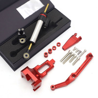 MT09 FJ-09 braket peredam kemudi, perlengkapan dudukan CNC aluminium MT-09 Tracer suku cadang sepeda motor