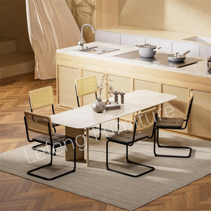 Chaise Cesca sans bras de style <span class=keywords><strong>Marcel</strong></span> Breuer du milieu du siècle dossier en bois chaises de salle à manger en rotin pour café restaurant hôtel - Product Image 2