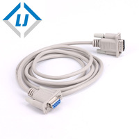 Cable de extensión macho a hembra, DB9 9 Pin Serial / RS232