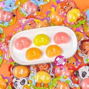 Toptan toplu hayvan popo QQ Gummies 3D tatlı Mix meyve lezzet yumuşak şekerleme renkli Ass şekilli jöle sakızlı şeker - Product Image 5