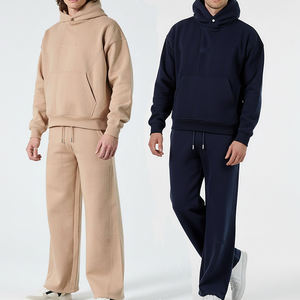 Tute da Uomo in Due Pezzi Personalizzate all'Ingrosso, Felpe e Pantaloni Sportivi di Alta Qualità, Traspiranti e Comodi - Product Image 1