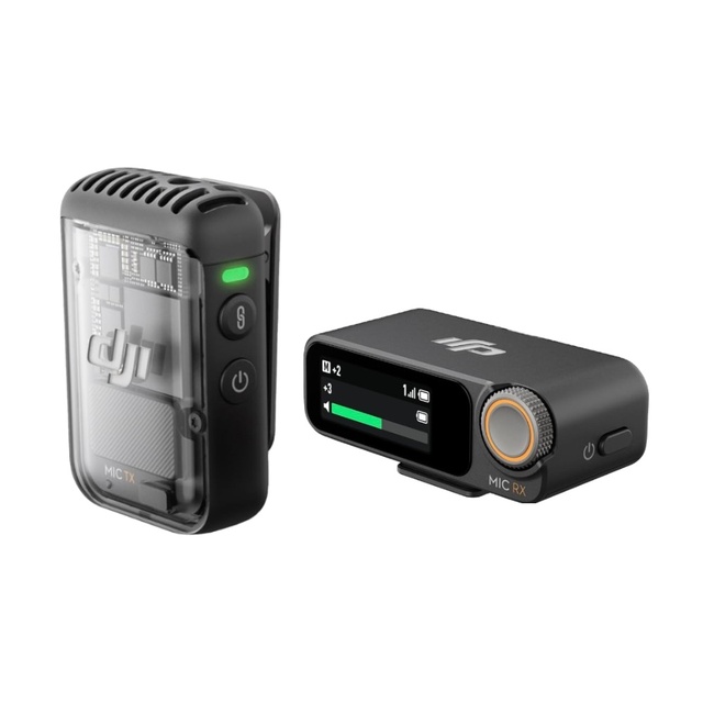 Mic 2 Wireless Microphone with Intelligent Noise Cancelling 32-bit Float Internal Recording Optimized Sound 250m Range