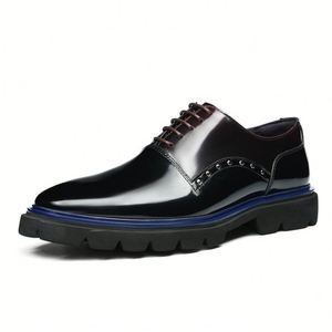 Genuine Leather Men's German <b>Trainers</b>, Breathable Casual Sneakers, Retro Versatile Non-Slip Flat-Couple <b>Trainers</b> - Product Image 6