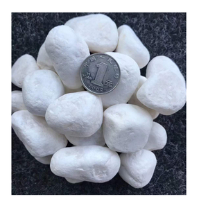 <strong>White</strong> Marble Machine Made Pebble <strong>Stone</strong> Tumbled <strong>Gravel</strong> for Walkway - Product Image 5