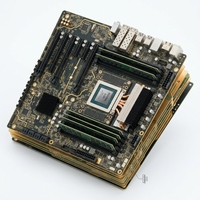 Assemblage de circuits imprimés HDI haute densité pour serveurs IA, PCBA multicouche pour calculs avancés, fabricant OEM/ODM Hechengda PCB-1