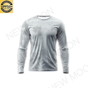 Men's Swim Shirt <b>Windbreaker</b> UPF 50+ UV Protection Long Sleeve Quick Dry Fishing <b>Beach</b> T-Shirt - Product Image 2