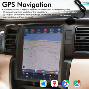 Tesla Radio con pantalla 64GB coche Multimedia navegación GPS Audio <span class=keywords><strong>Bluetooth</strong></span> estéreo <span class=keywords><strong>Android</strong></span> 13 para Toyota Corolla Fielder 2005 - Product Image 3