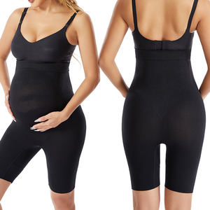 Taglie forti a vita alta in gravidanza pantaloncini di sostegno per la pancia di sollevamento natiche maternità pantaloni Skinny vestiti per le donne - Product Image 4