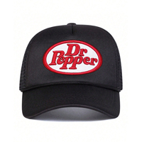 Gorra Trucker de Malla con Bordado de Letras Ovaladas Vintage, Gorra de Béisbol Retro para Hombre y Mujer, Gorra de Verano para Exteriores, Protección Solar, Venta al Por Mayor, Logotipo Personalizado