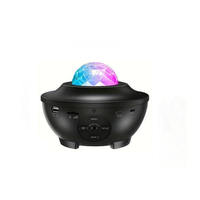 Projecteur laser USB ciel étoilé, lampe d'ambiance multicolore LED, veilleuse avec télécommande, décoration colorée pour la maison, les fêtes et la chambre