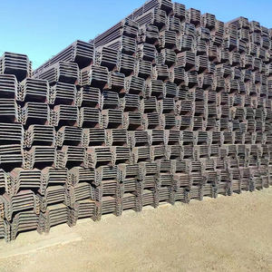Fabricant chinois de palplanches en acier laminé à chaud de type U Larssen PU400 pour barrage de soutènement - Product Image 3