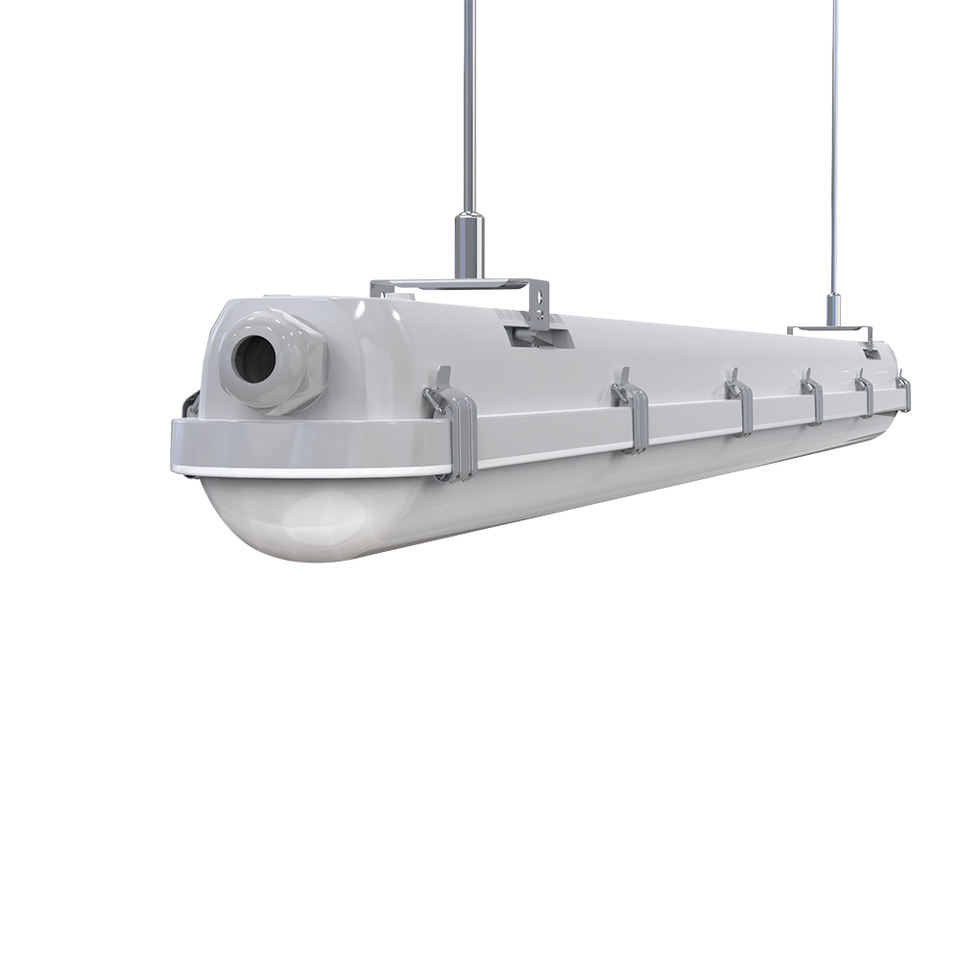 External IP66 Waterproof Highbay PIR Sensor Batten 140LM/W Emergency ...