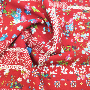 透气民族印花面料100% 人造丝面料服装 - Product Image 2