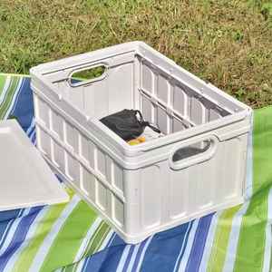 Công suất lớn gấp di động treo hộp lưu trữ 20-35L thiết kế hiện đại Home cắm trại Organizer PP nhựa công cụ tổ chức - Product Image 1