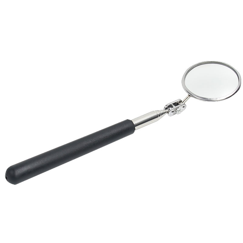 Wholesale 50 mm Telescoping Convex Inspection Mirror 38 in Extendable Hand Telescopic Checking Mirror Supplier