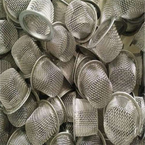 Filtro de té de malla de alambre de acero inoxidable en forma de cúpula para elementos de filtro de líquido de orificio cuadrado de taza con componente de núcleo de bomba - Product Image 3