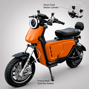Moto tout-terrain électrique 48V 60V 72V UE, 2000W, 16 pouces, triple tension, haute puissance - Product Image 3