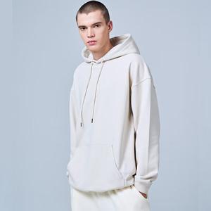 Wholesale Premium 400gsm 500gsm Sports Outfit Fleece Warm Street Fashion Lounge Wear Embroidery Blank Men <b>Hoodies</b> - Product Image 5