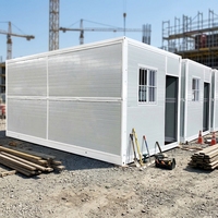 Maison Préfabriquée Portable, Tiny Home, Conteneur Pliant pour Campement, Bureau ou Travailleurs, 20ft 40ft, Installation Rapide