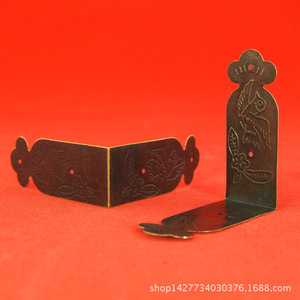 Corner Metal <b>Edge</b> Banding 68x27mm Antique <b>Decorative</b> For Wooden Box Gift Box Protection - Product Image 3
