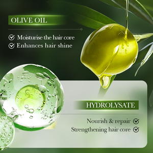 Vendita calda SADOER olio d'oliva nutriente Styling Gel cera per capelli <span class=keywords><strong>all</strong></span>'ingrosso Anti crespo forte tenere capelli Styling cera per capelli per le donne - Product Image 2