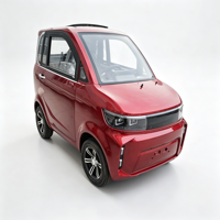 Voiture électrique miniature à 4 roues fermée, véhicule électrique à basse vitesse, petite voiture électrique pour adultes, pour les trajets quotidiens.