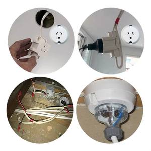 Norme australienne 3 broches 10A prise de surface unique montage simple 240V 10 ampères lumière powerpoint prise de surface SAA - Product Image 5