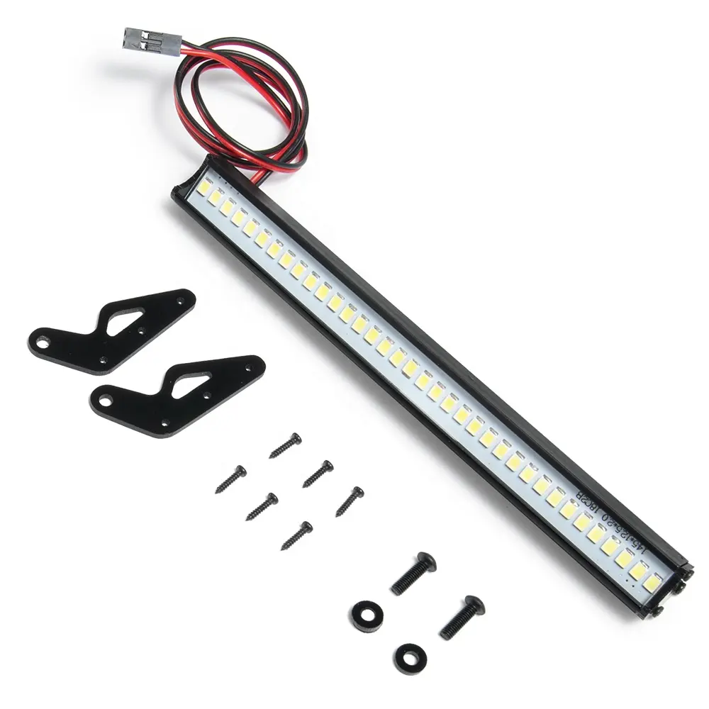 Super Bright RC Roof LED Light Bar For 1:10 Trx-4 SCX10 90027 SCX10 II 90046 D90 RC Cars With 36 LED Lights