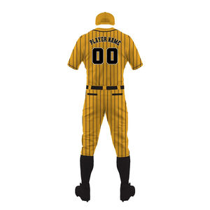 Uniformes de Béisbol para Adultos al por Mayor, Uniformes de Béisbol para Hombre de Alta Calidad, Transpirables, con Estampado por Sublimación, Color Sólido, OEM - Product Image 3