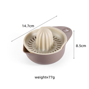Vevor — presse-agrumes manuel en plastique, pour jus de fruits, citron et agrumes, avec bol, <span class=keywords><strong>passoire</strong></span> - Product Image 2
