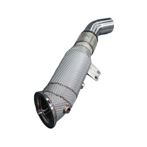ท่อไอเสีย Rongdi High Performance 340 สแตนเลสสตีล หนา 1.5 มม. พร้อมแผ่นกันความร้อน สำหรับ 240i/340i/440i B58 ปี 2013-2018 - Product Image 1