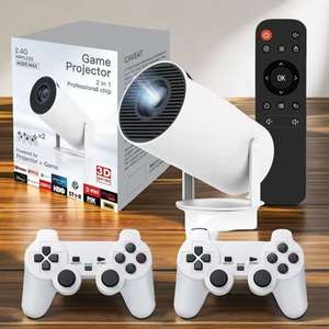 Projecteur HD ZongX 1080P avec <span class=keywords><strong>jeu</strong></span> 3D et mise en miroir d'écran sans fil, haut-parleur intégré pour <span class=keywords><strong>le</strong></span> divertissement à domicile - Product Image 1