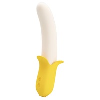 Вибратор Pretty Love Banana для женщин — фруктовой формы, клиторальный массажер, USB-зарядка, водонепроницаемый IPX5, 12 скоростей