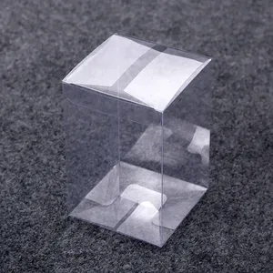 Scatole di plastica in PVC trasparente accettate su misura all'ingrosso scatola di imballaggio in PVC trasparente pieghevole all'ingrosso