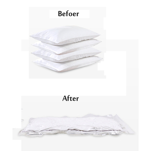Organizador grande para el hogar, organizador de ropa transparente con sello comprimido, bolsa de ahorro de espacio para viaje, práctico, bolsas de almacenamiento al vacío - Product Image 4