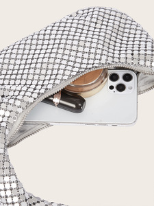 L006 nuova borsa da sera con <span class=keywords><strong>pochette</strong></span> in alluminio per ragazze - Product Image 3