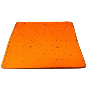 Chal de Chifón Bordado para Mujer, Color Sólido, Estilo Étnico Tradicional para Uso Diario, Estilo India/Pakistán, Transpirable para Todas las Estaciones - Product Image 6