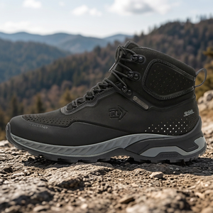 Elkland Hiking Shoes Blue Synthetic Upper Breathable Round Toe Unisex All Seasons Outdoor Use - Product Image 6