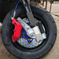 Nouveau disque de frein flottant en alliage d'aluminium CNC de haute qualité pour modification de moto, disque de frein avant 245MM