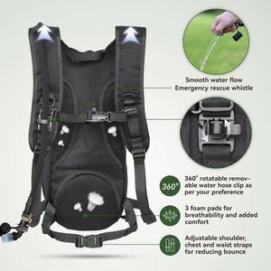 Free sample Hot Sale Custom Logo Light <b>Weight</b> Running 2L 3L TPU Water Bladder Men Tactical Camo Hydration <b>Backpack</b> - Product Image 6