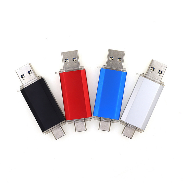 Popular Photo Stick Type-c Metal USB C Flash Drive 2.0/3.0 U Disk High Speed Memory Stick 4GB 128GB 256GB OTG Pendrive
