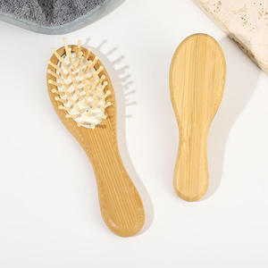 Outil antistatique pour les soins des cheveux, mini peigne en bois de hêtre, 28g, taille de poche, <span class=keywords><strong>brosse</strong></span> à cheveux - Product Image 5