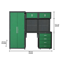 Banc de travail de garage en acier laminé à froid professionnel, armoire à outils, personnalisable OEM, étanche, certifié ISO9001, pour atelier