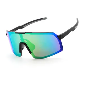 نظارات شمسية للرجال, نظارات شمسية مستقطبة واقية من العين مزودة بعلامة تجارية مخصصة للرجال أثناء الجري وركوب الدراجات الهوائية