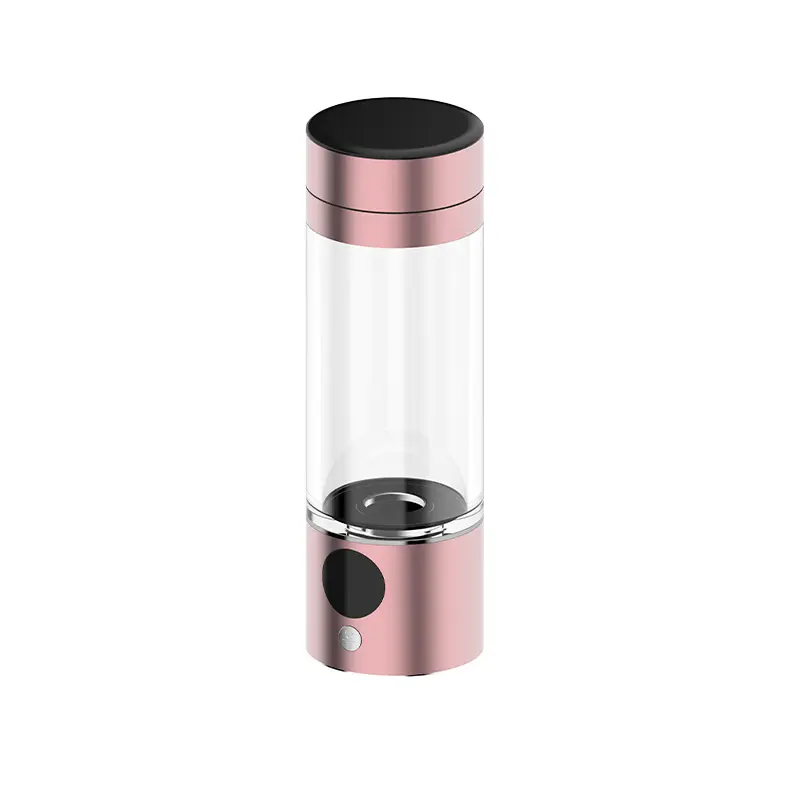 Portable Hydrogen Water Generator with SPE and Pem Technology Rechargeable Portable Glass Hydrogen Water Generator Bottle