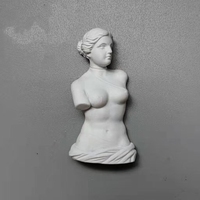 Aimants de réfrigérateur peints en résine 3D personnalisés MEIYU, souvenirs durables du Musée du Louvre, France, Paris, art populaire, 4-6 cm, décoration maison et bureau