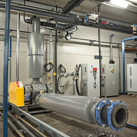 Souffleur de racines électrique à faible bruit 50KPa en fonte pour le transport de granulés chimiques, homologué ISO9001, résistant à l'usure, type robuste